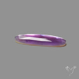 Rose Cut Amethyst With Mother Of Pearl Doublet