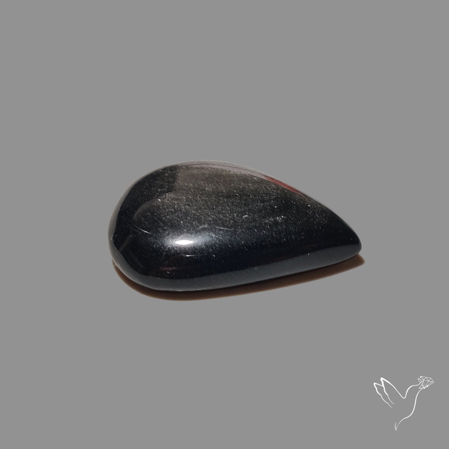 Silversheen Obsidian Cabochon