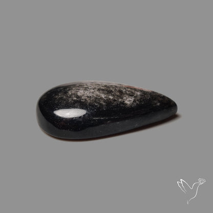 Silversheen Obsidian Cabochon