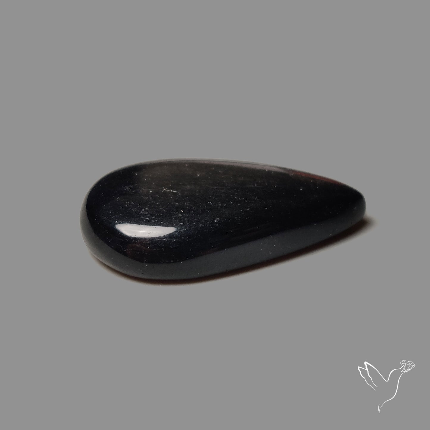 Silversheen Obsidian Cabochon
