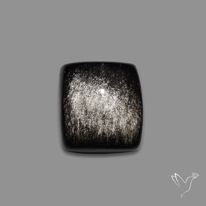 Silversheen Obsidian Cabochon