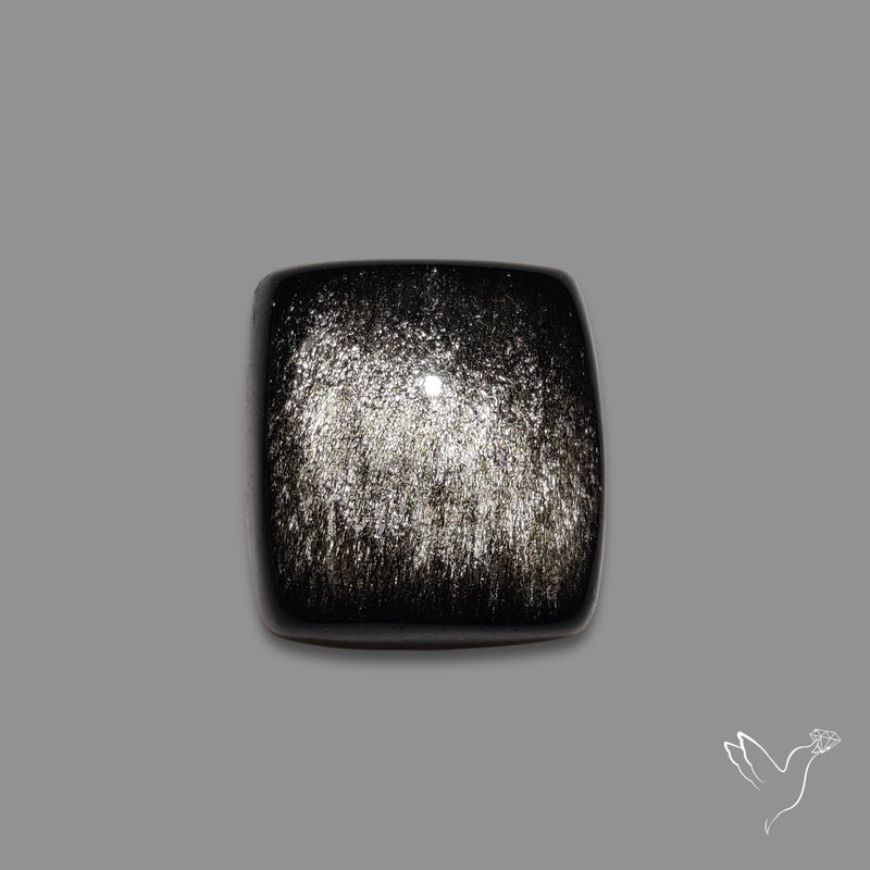 Silversheen Obsidian Cabochon