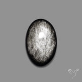 Silversheen Obsidian Cabochon