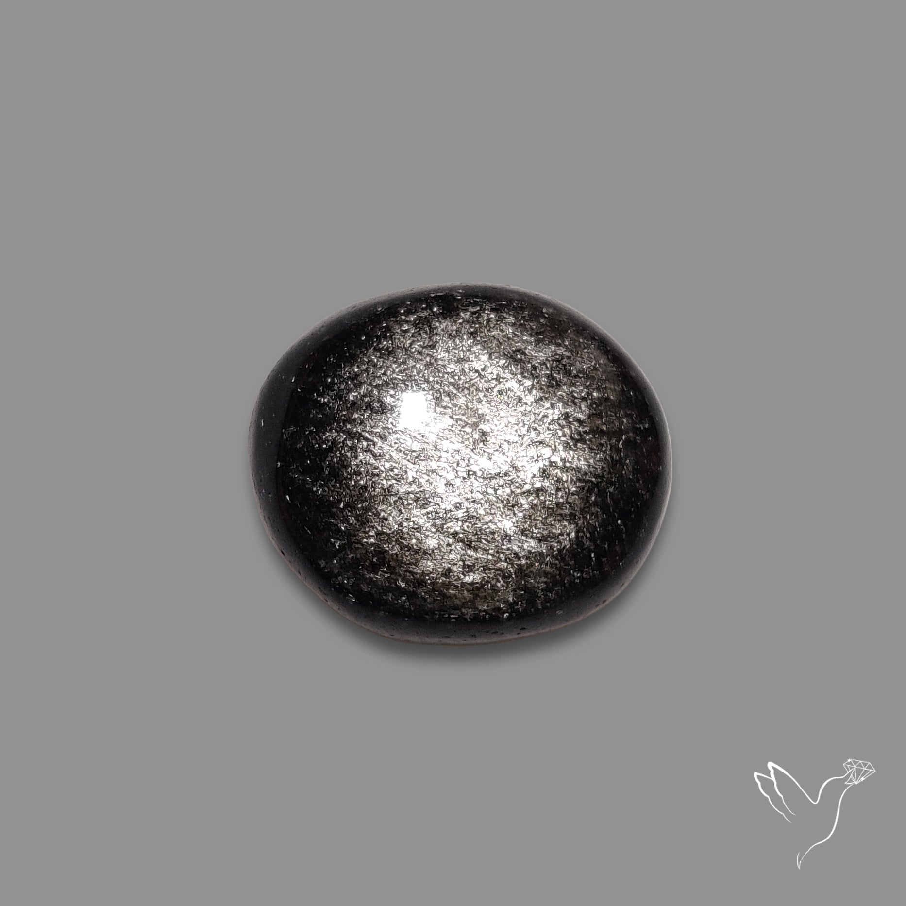 Silversheen Obsidian Cabochon