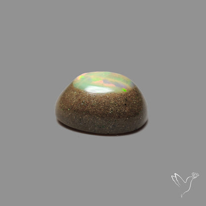 Boulder Galaxy Ethiopian Opal Inlay Cabochon