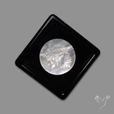 Mother Of Pearl Wolf Carving
