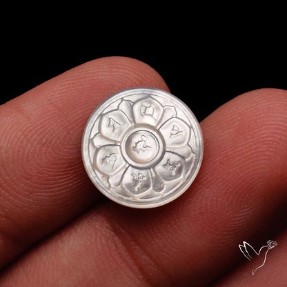 Mother Of Pearl Chakra Carving