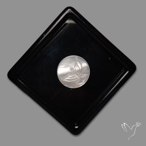 Mother Of Pearl Eagle Falcon Carving