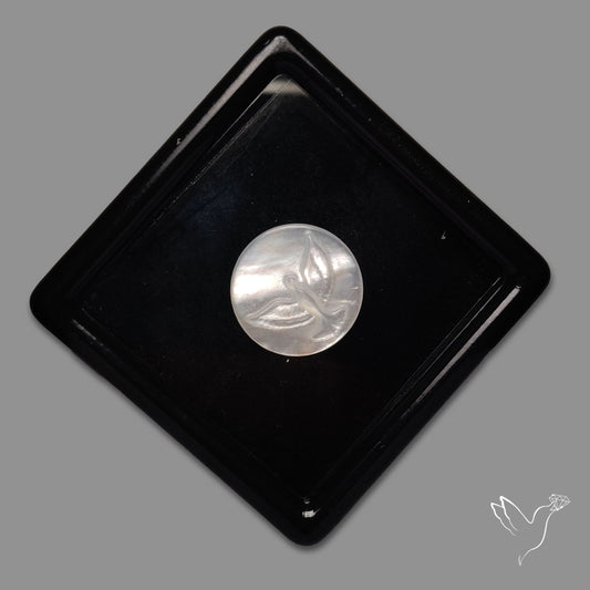 Mother Of Pearl Eagle Falcon Carving