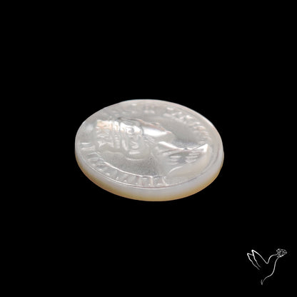 Mother Of Pearl Elizabeth Carving Pair