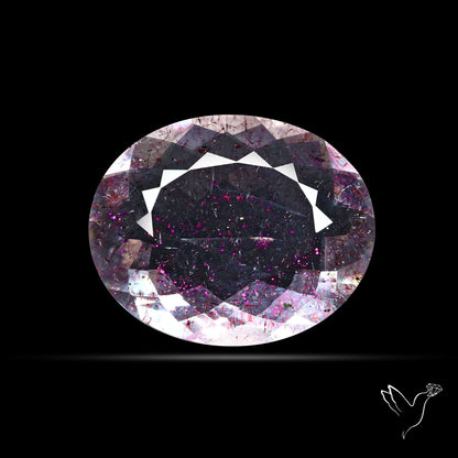 Rare Brazilian Pink Fire Covellite aka Pink Fire Quartz Faceted