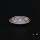Rare Brazilian Pink Fire Covellite aka Pink Fire Quartz Faceted