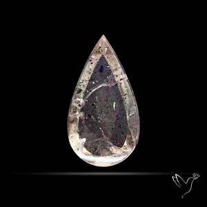Rare Brazilian Pink Fire Covellite aka Pink Fire Quartz Cabochon