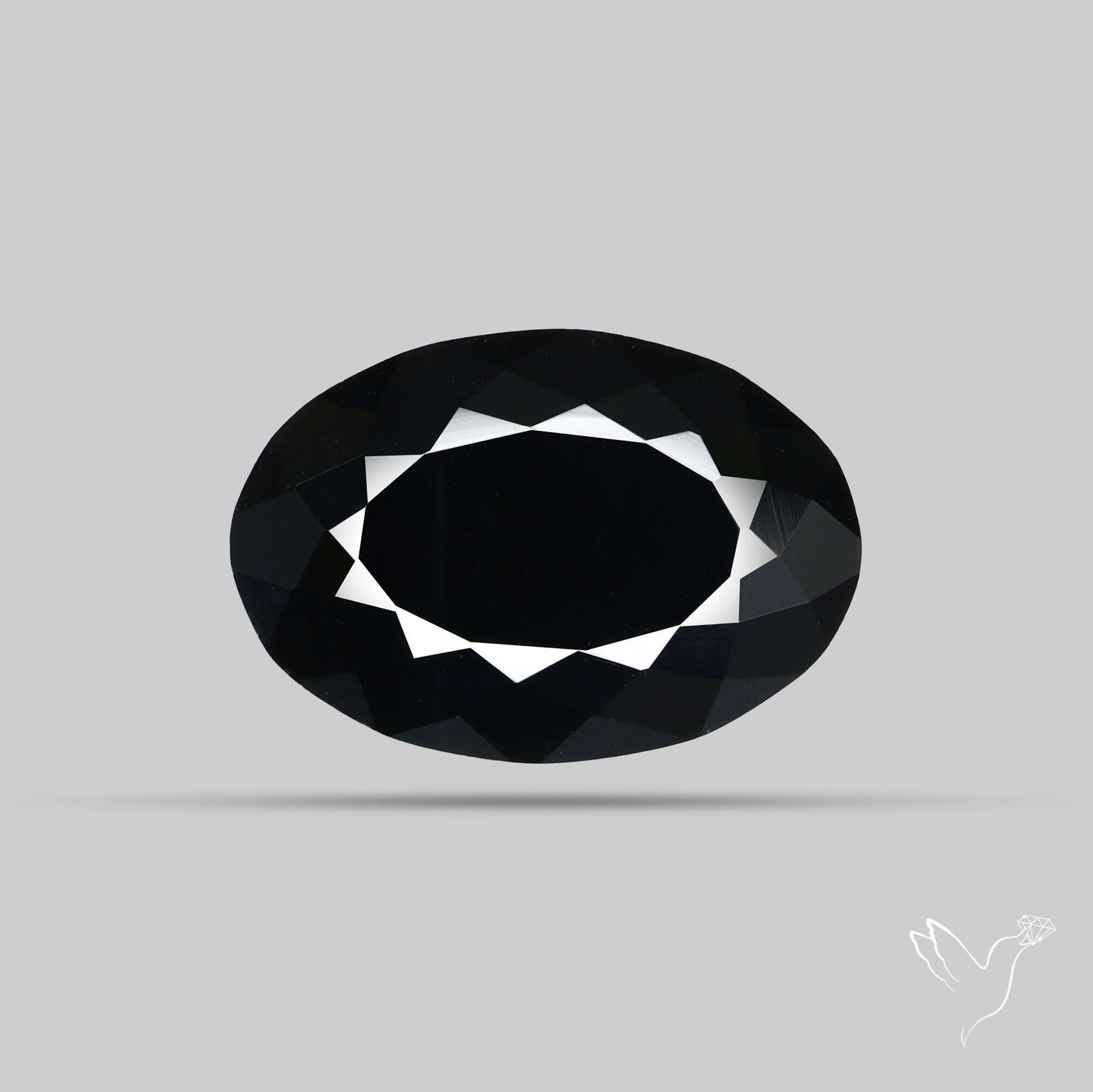 Faceted Fine Cut Black Onyx