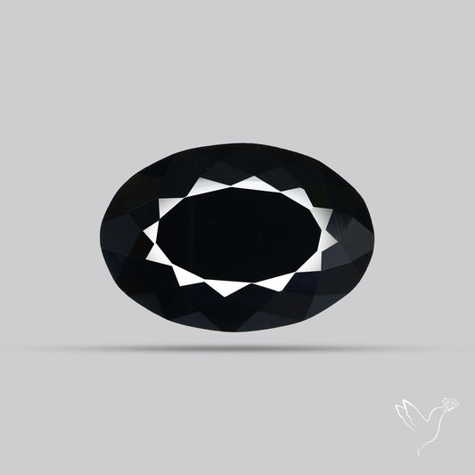Faceted Fine Cut Black Onyx