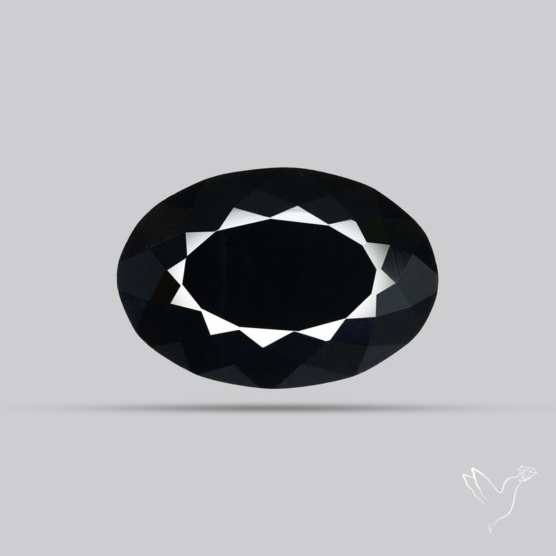 Faceted Fine Cut Black Onyx