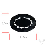 Faceted Fine Cut Black Onyx