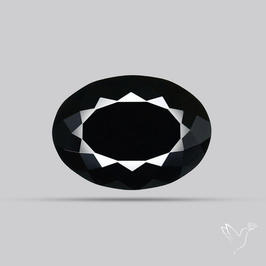 Faceted Fine Cut Black Onyx