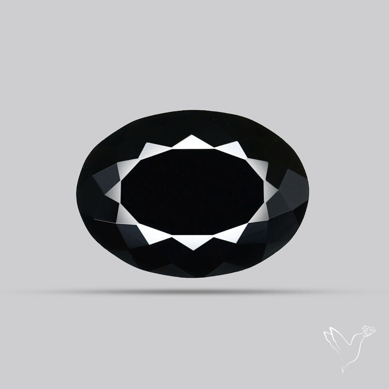Faceted Fine Cut Black Onyx