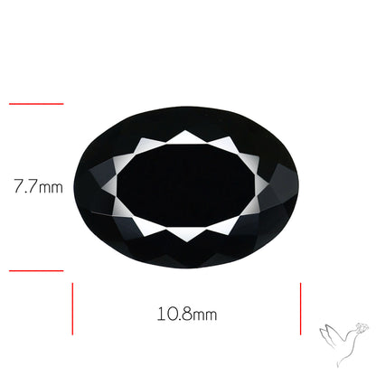Faceted Fine Cut Black Onyx