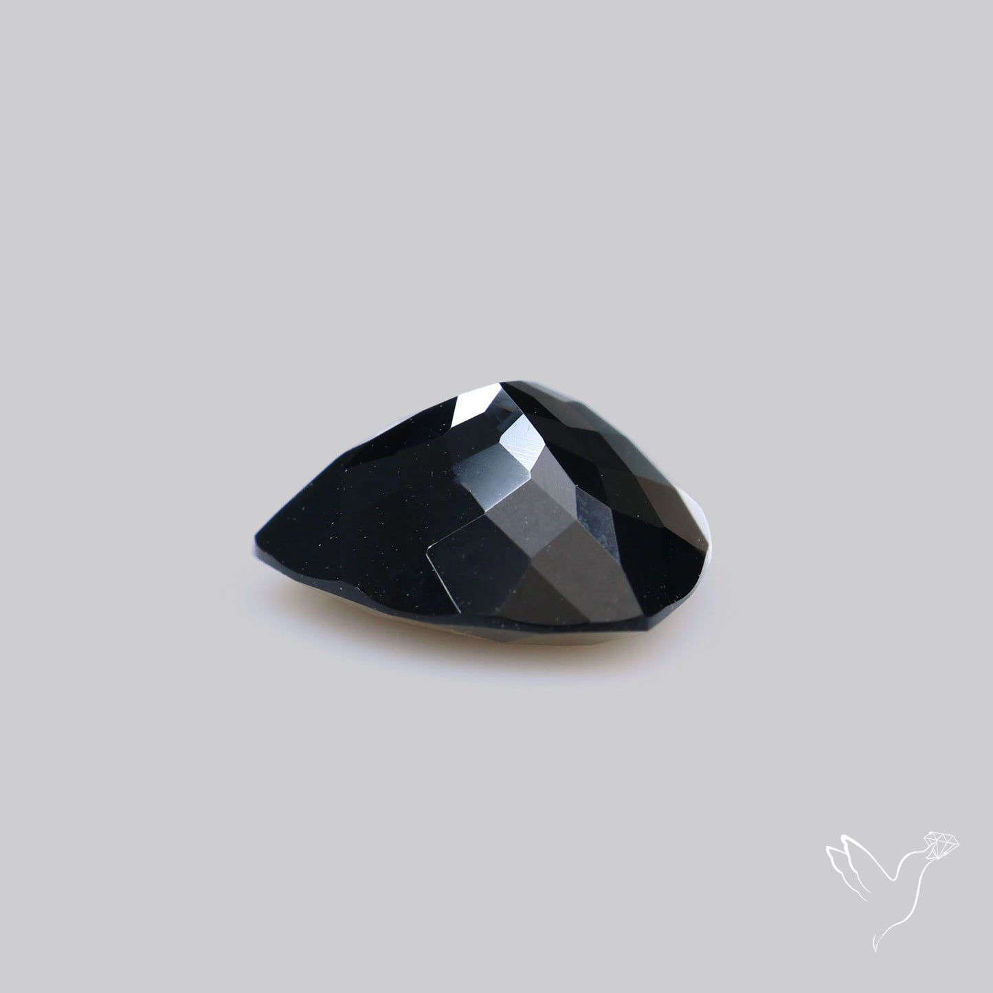 Faceted Fine Cut Black Onyx