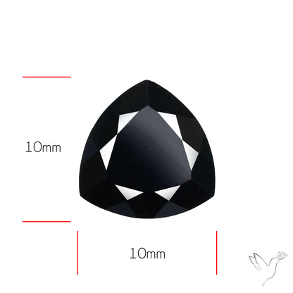 Faceted Fine Cut Black Onyx