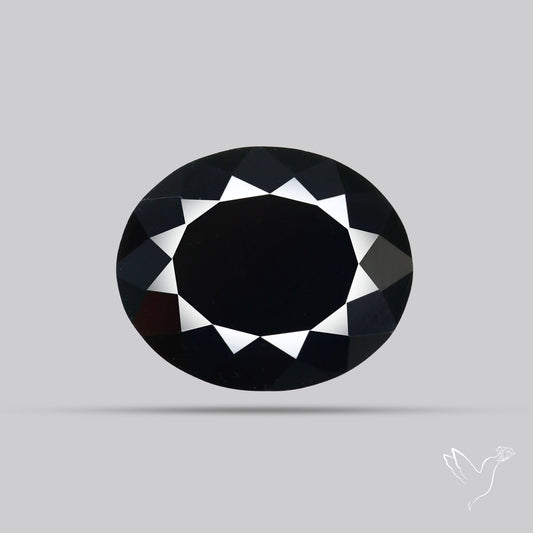 Faceted Fine Cut Black Onyx