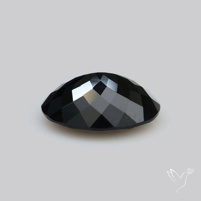 Faceted Fine Cut Black Onyx