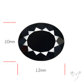 Faceted Fine Cut Black Onyx