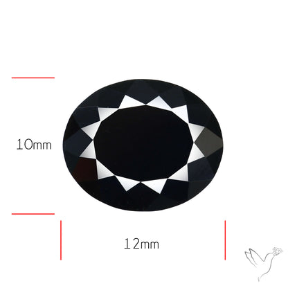 Faceted Fine Cut Black Onyx