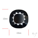 Faceted Fine Cut Black Onyx
