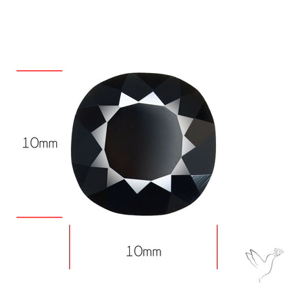 Faceted Fine Cut Black Onyx