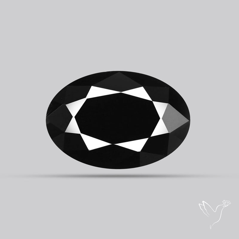 Faceted Fine Cut Black Onyx