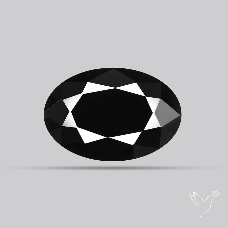 Faceted Fine Cut Black Onyx