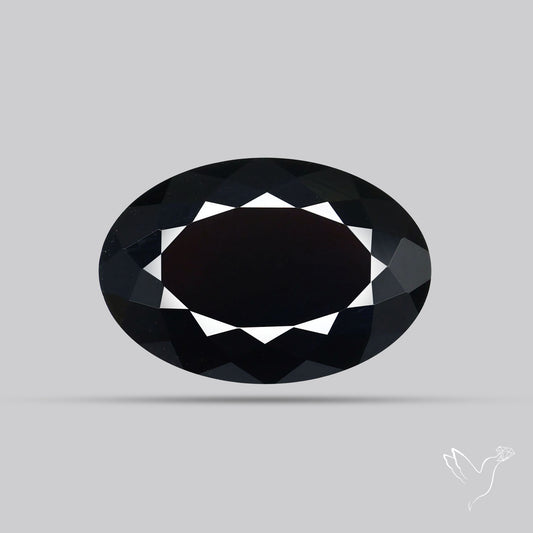 Faceted Fine Cut Black Onyx