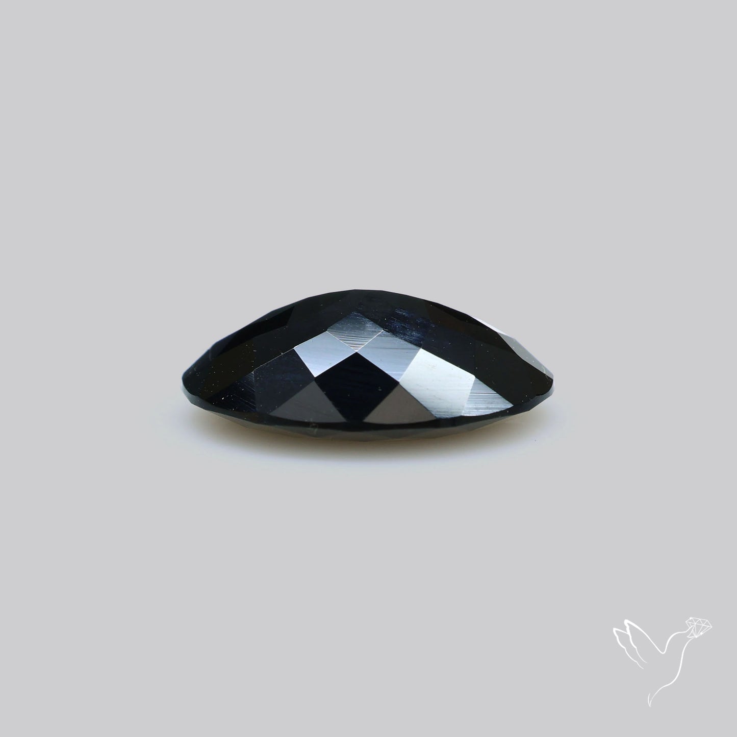 Faceted Fine Cut Black Onyx