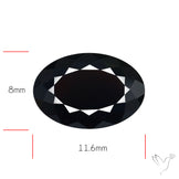 Faceted Fine Cut Black Onyx