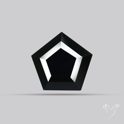 Faceted Fine Cut Black Onyx