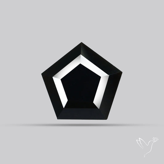 Faceted Fine Cut Black Onyx