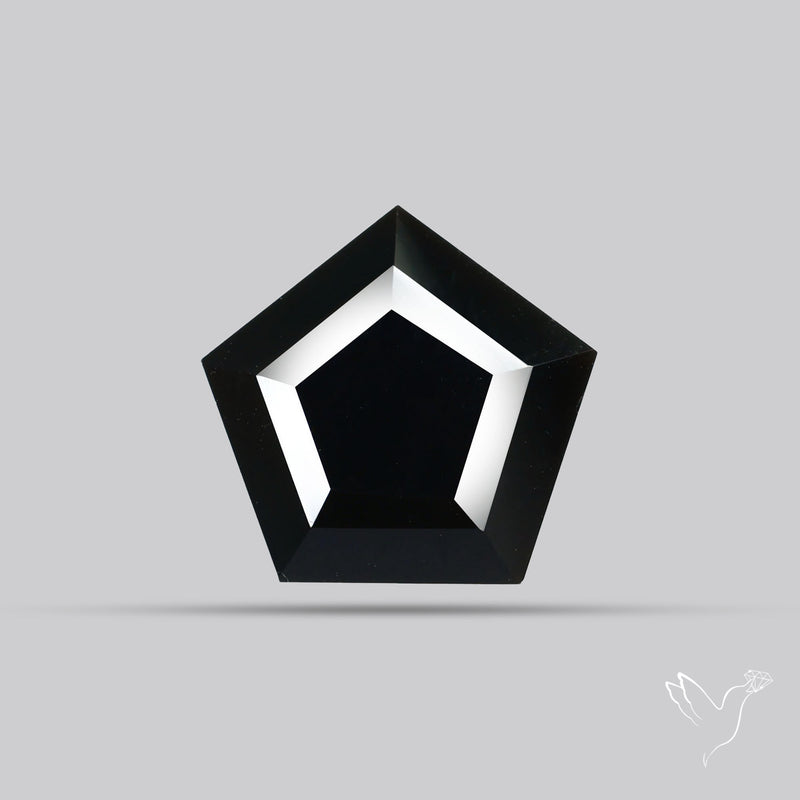 Faceted Fine Cut Black Onyx