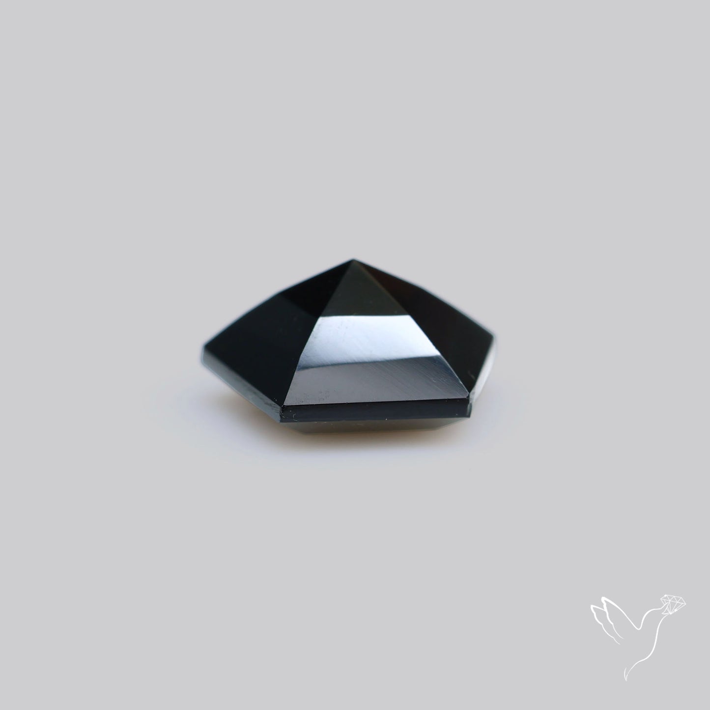 Faceted Fine Cut Black Onyx