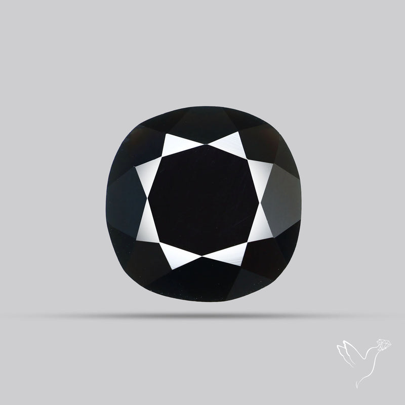 Faceted Fine Cut Black Onyx
