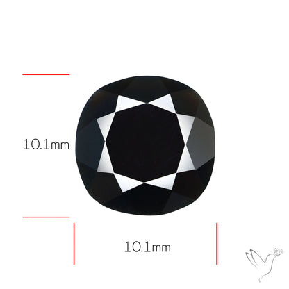 Faceted Fine Cut Black Onyx
