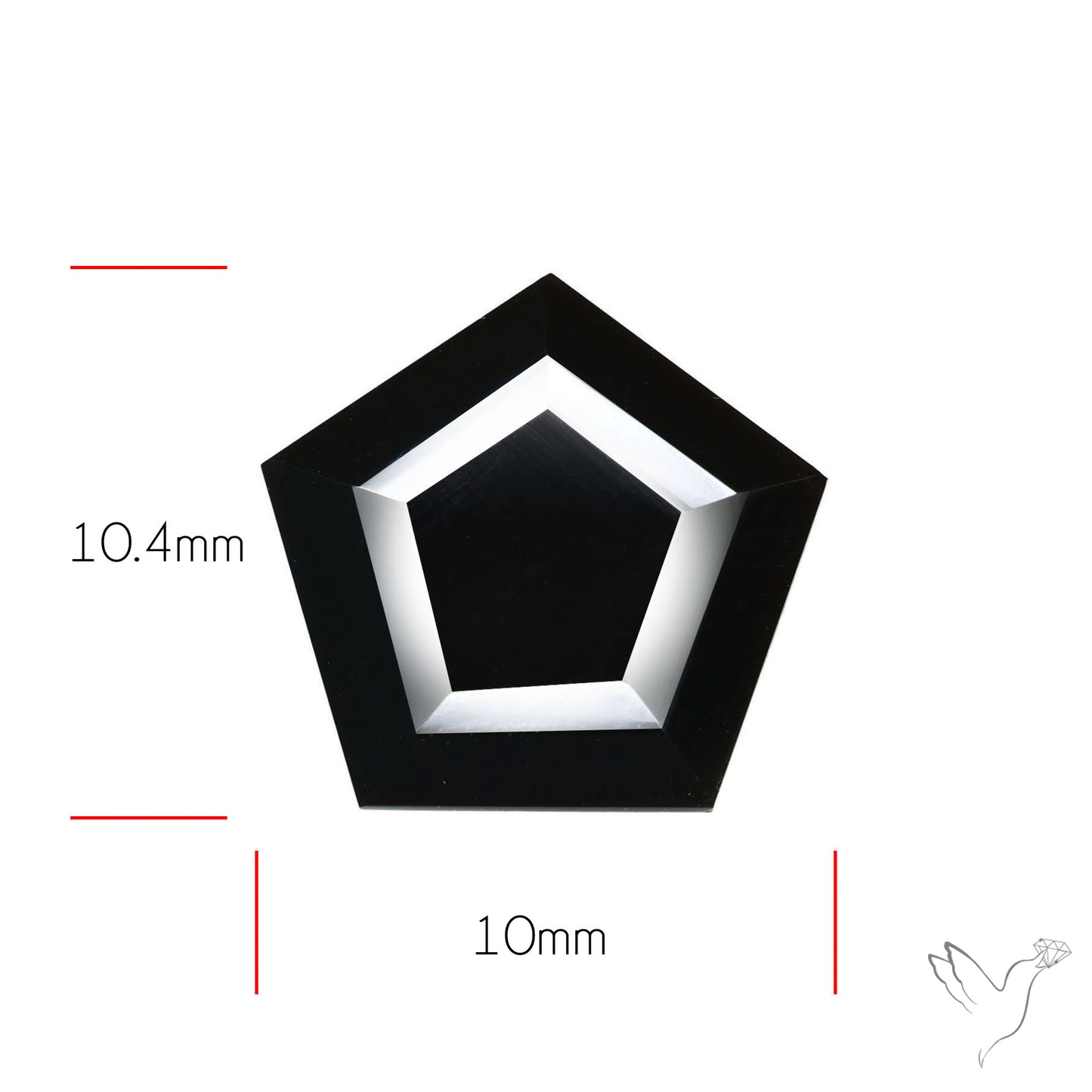 Faceted Fine Cut Black Onyx