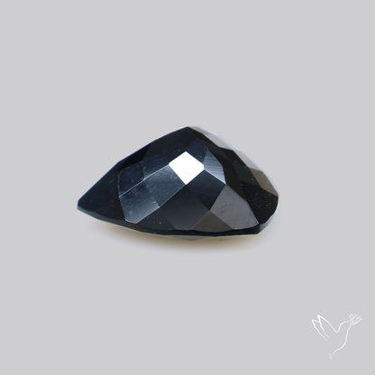 Faceted Fine Cut Black Onyx