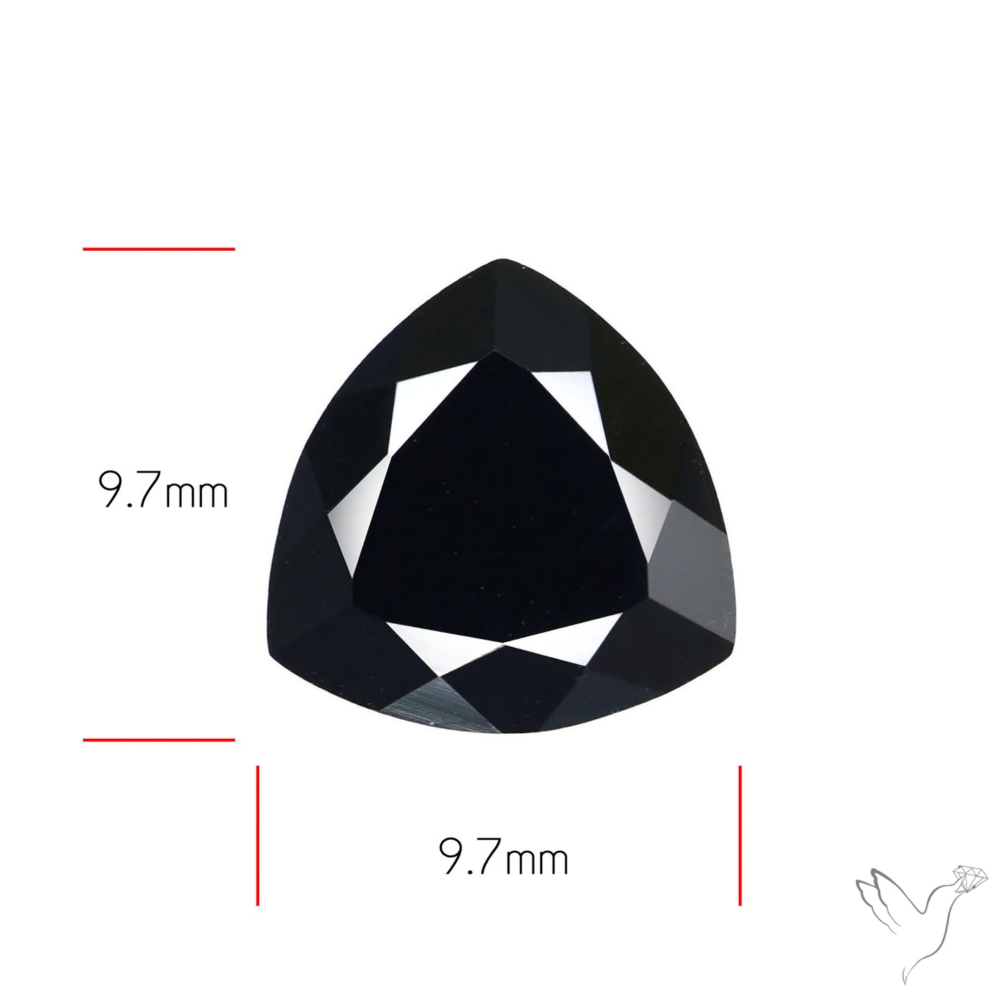 Faceted Fine Cut Black Onyx