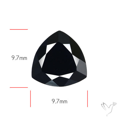 Faceted Fine Cut Black Onyx