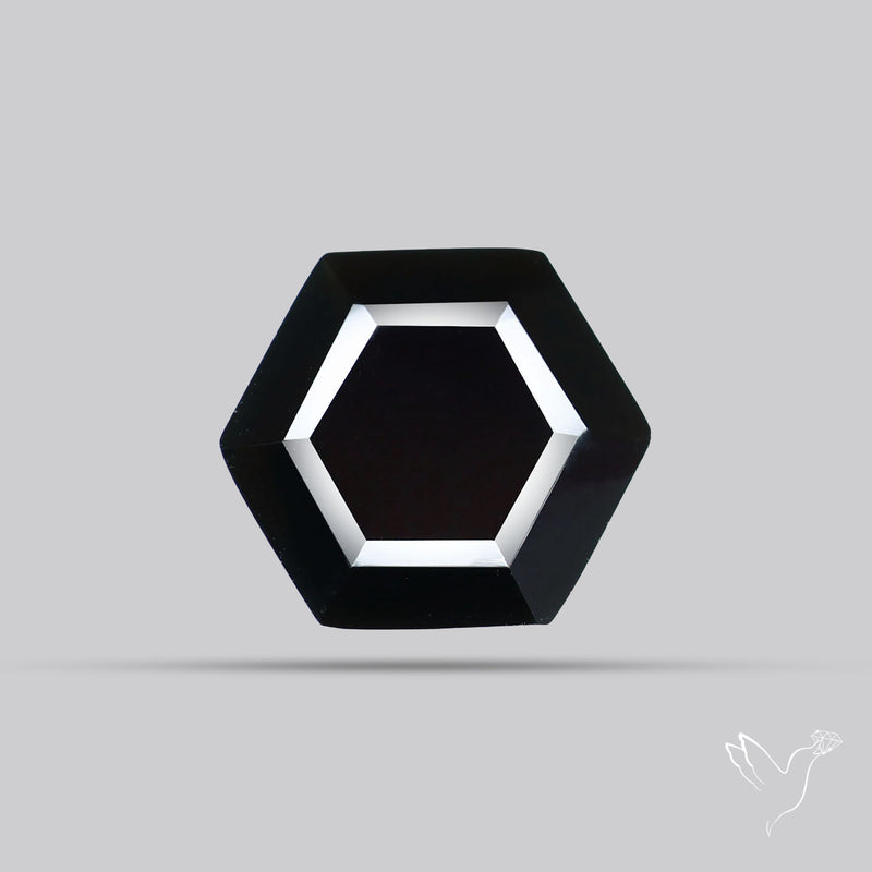 Faceted Fine Cut Black Onyx