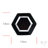 Faceted Fine Cut Black Onyx