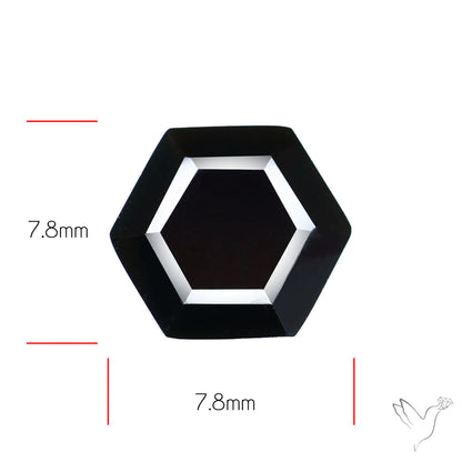 Faceted Fine Cut Black Onyx